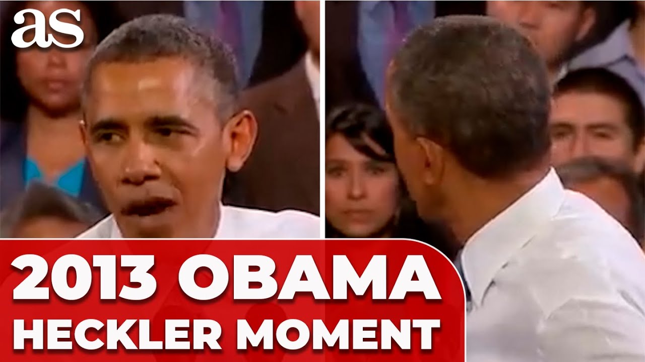 RESURFACED VIDEO SHOWS OBAMA calmly addressing IMMIGRATION hecklers in 2013