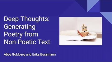 Deep Learning Final Project: Poem Generation