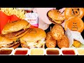 ASMR MCDONALD&#39;S FUBAO HASH BROWN BURGERS CORN DOGS CHICKEN MUKBANG 맥도날드 푸바오 먹방 プバオ 咀嚼音EATING SOUNDS