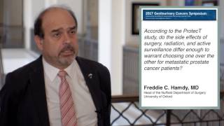Freddie C. Hamdy, MD, on putting into practice what we’ve learned from the ProtecT study