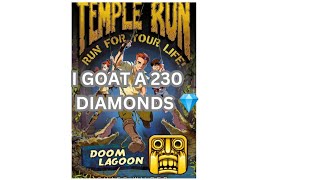 I goat 230 diamonds 💎 in a game||tempal run game screenshot 2