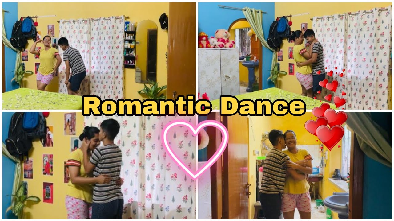 Romantic dance together 😍😂