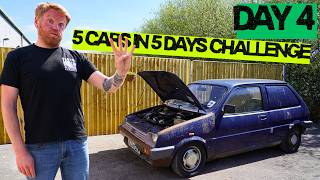 My 85' METRO VAN Won't Start! Let's get that, and other stuff SORTED! - 5 CARS CHALLENGE DAY 4