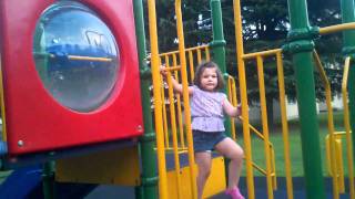 Abigail at the park, Yokota AFB