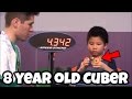Chan hong lik is a beast 8 year old cuber