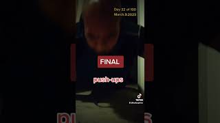 Day 32 of 300 reps a day for 100 days. night night edition