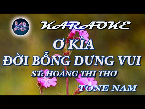 Karaoke Ơ kìa đời bỗng dưng vui O kia doi bong dung vui_Nam Bình Quân Anh