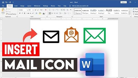 Hoe u het e-mailsymbool in Microsoft Word invoegt