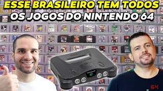 ESSE BRASILEIRO TEM TODOS OS JOGOS DO NINTENDO 64 - REACT