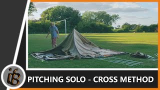 Pitching a canvas tent solo (The Cross Method) by ifell3 132 views 1 year ago 4 minutes, 40 seconds