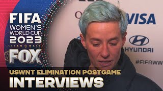Postgame Interviews: The USWNT reflects on being ELIMINATED by Sweden in the 2023 FIFA Women's World