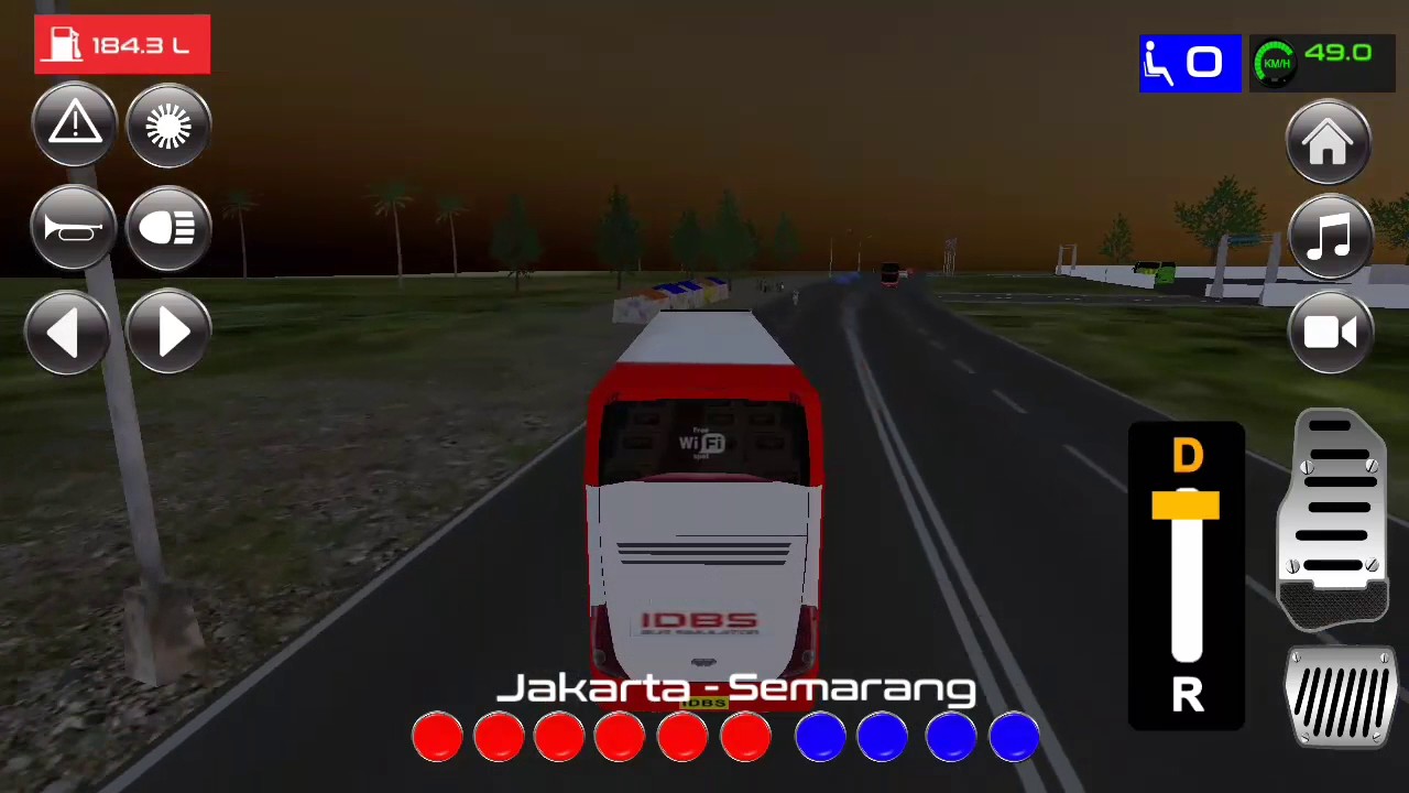 IDBS Bus Simulator V3.1 Double Decker Harapan Jaya (JakartaSemarang