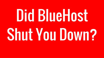Bluehost shut down my website because of malware infection