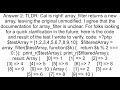 Does the array_filter function change the given array in place or return a new array