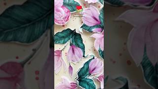 Floral handmade birthday card for best friend making tutorial #tutorials #cricuteasypress #diycraft