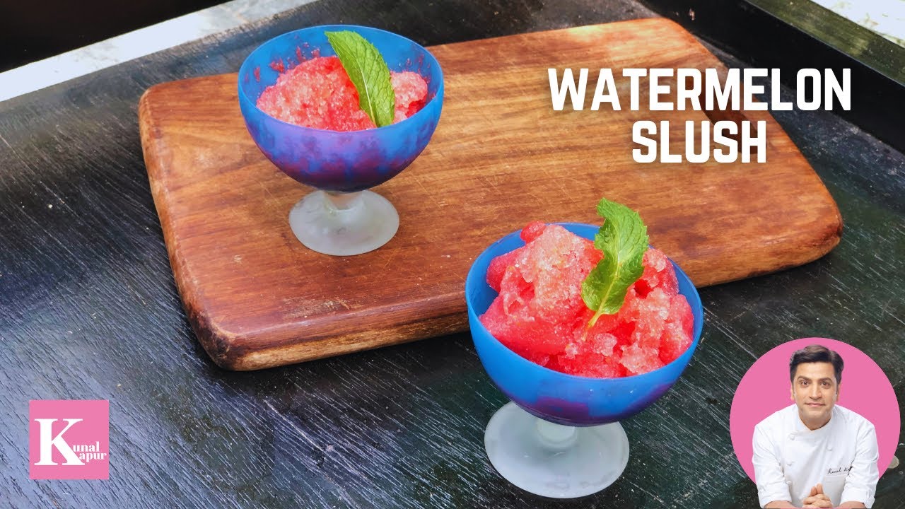 Watermelon Ice cream Sorbet | Watermelon Slush Brain-Freeze | Kunal Kapur Recipes | Summer Recipe | Kunal Kapoor