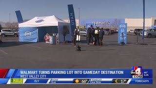 Utah Walmart turns parking lot into gameday destination