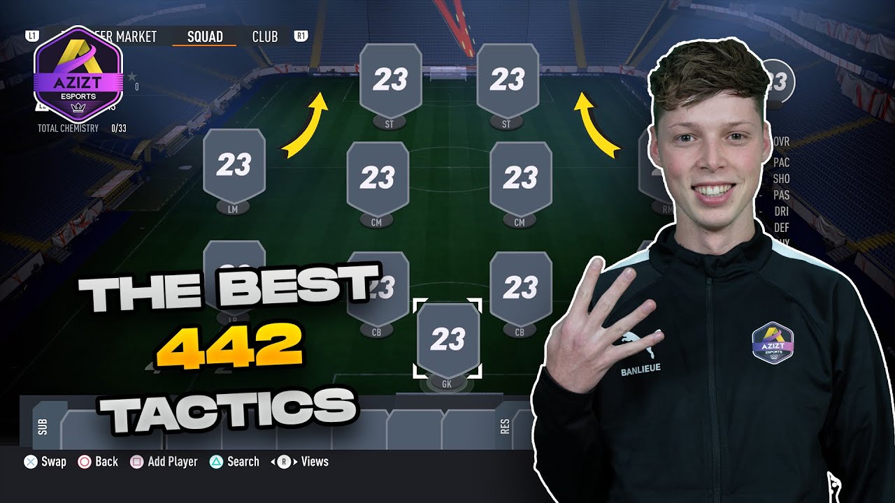 FIFA 23 | The Best 442 Tactics in FIFA 23! - YouTube