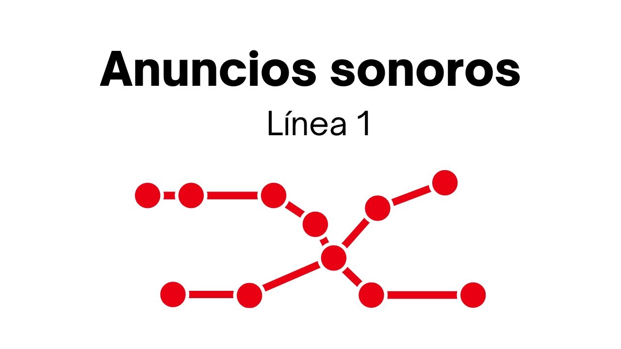 Anuncios sonoros de Línea 1 en NS-07 | Metro de Santiago