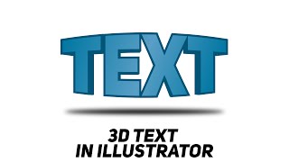 How to Make 3D Text in Illustrator | BazDZN