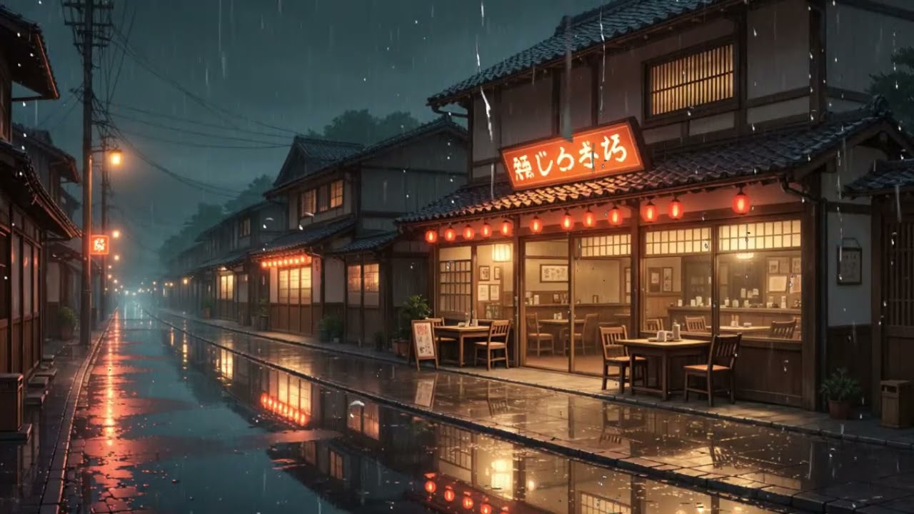 Shinjuku Coastal Night Crossing Lofi Chillhop | Japanese City Ambience