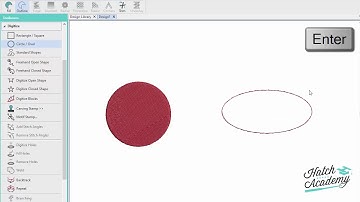Circle / Oval  Tool in Hatch Embroidery 3