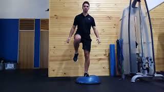 Bosu Lateral Step Up
