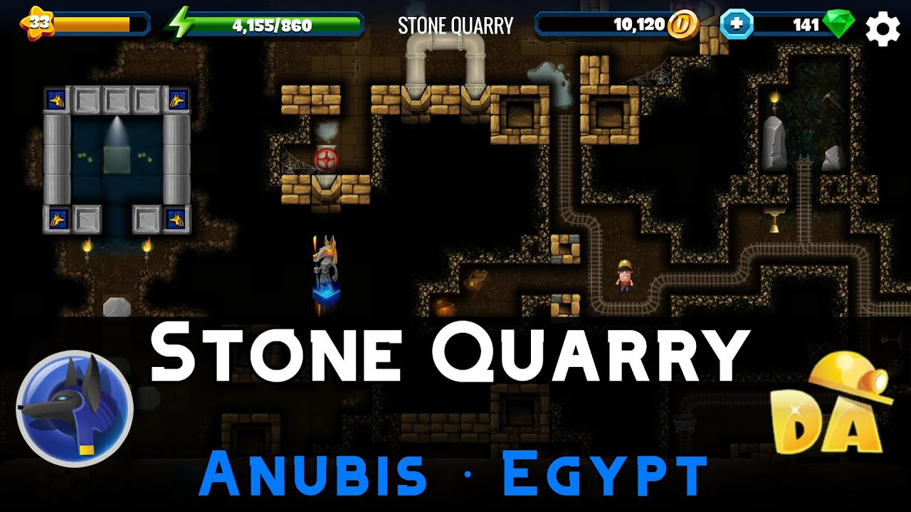 Stone Quarry | Anubis #4 | Diggy's Adventure - YouTube
