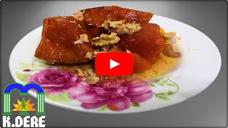 Ramazan Bayramına Özel Fırında Kabak Tatlısı | Pumpkin Dessert Special for Ramadan Feast [K.DERE]