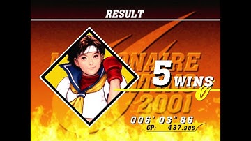 664: Capcom vs. SNK 2 \\ Dreamcast \\ Sakura - Survival play & all colors!