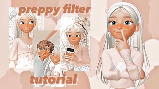 HOW TO GET A PREPPY FILTER *ZEPETO* (Tutorial) | lorisdiary screenshot 2