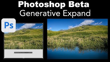 PHOTOSHOP BETA (Now with GENERATIVE EXPAND) A New Feature In The Crop Tool