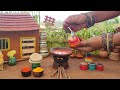 Miniature Dhaba Style Chicken Curry + Paratha | Chicken Gravy | Mini Foodkey