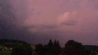 Epic Awesome Lightning Thunder Nature iPhone 6 plus 240fps 24.06.2016 Embrach Switzerland