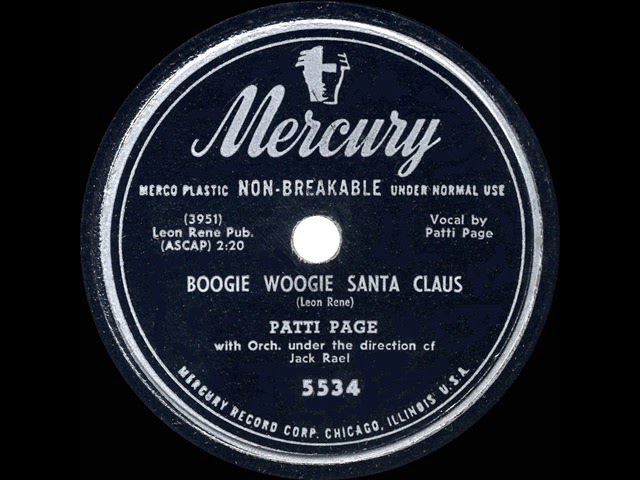 Patti Page - Boogie Woogie Santa Claus