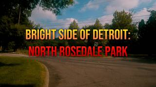 A cinematic view of North Rosedale Park, neighborhood in Detroit, MI.