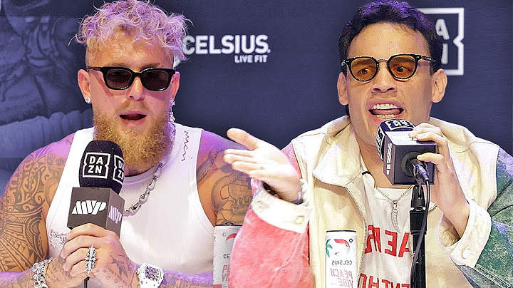Jake Paul vs Chavez Jr • Full HEATED Press Conference & Face Off Video