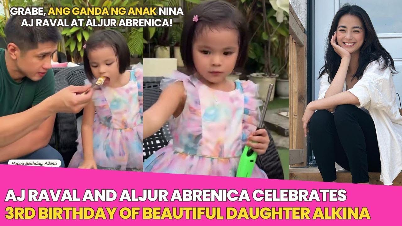 GRABE! Ang GANDA ng ANAK nina AJ Raval at Aljur Abrenica na si ALKINA 3 ...