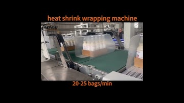 One-piece film wrapping machine#machine #factory #packagingmachine #packaging #beverage #water