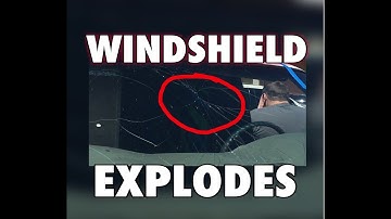 Stereo breaks WINDSHIELD  🎥