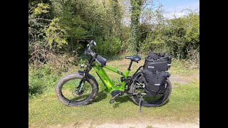 Cyrusher Ranger eBike. The bags I use on the bike and why.