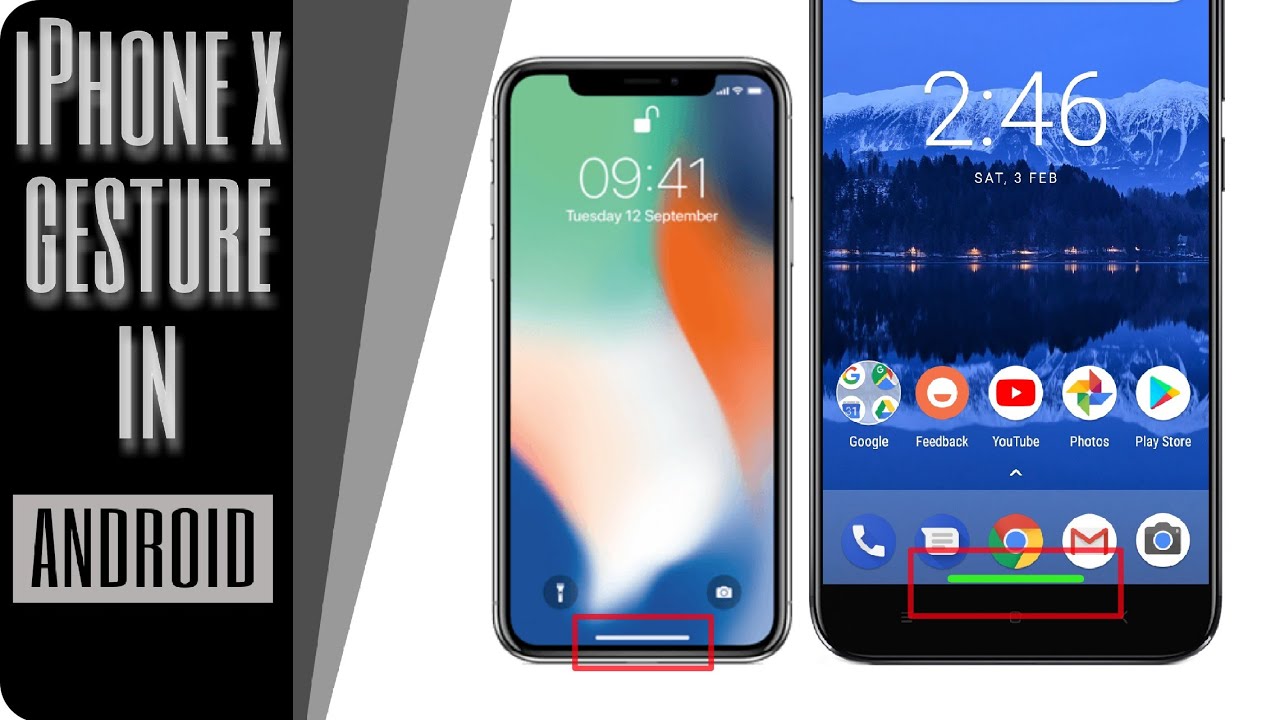 iPhone X gesture on any Android Device | i SNAP