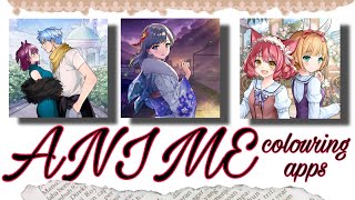 ANIME coloring by coloring apps ® happycolor ® heycolor screenshot 4