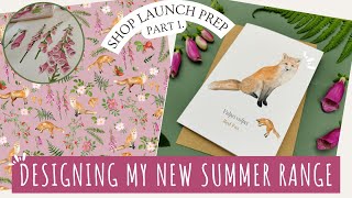 Designing Summer Part 1 - Shop Launch Prep