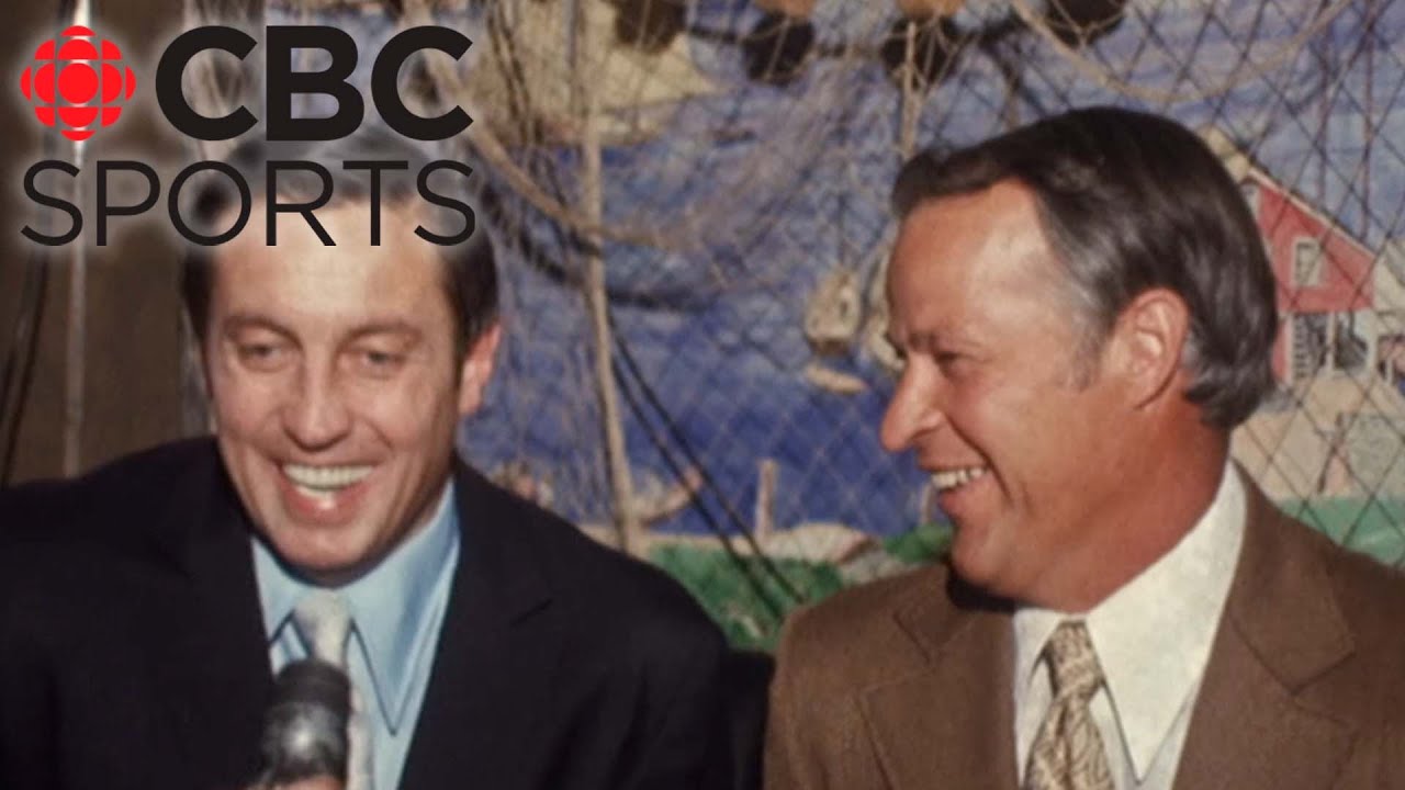 In 1972 Jean Beliveau and Gordie Howe talk about who will represent team Canada to take on Russia