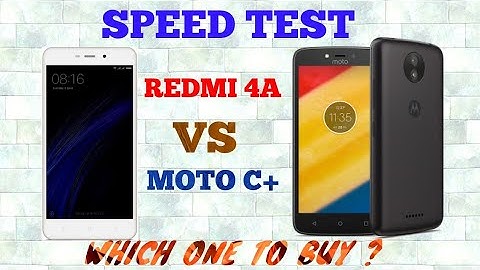 REDMI 4A VS MOTO C PLUS SPEED TEST AND MEMORY TEST | MY OPINION ABOUT PHONE |