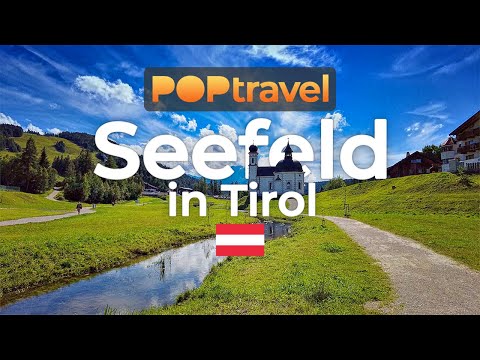 Walking in SEEFELD (TIROL) / Austria 🇦🇹- 4K 60fps (UHD)