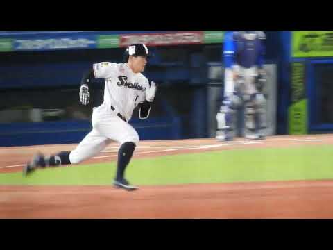 2023/7/28 ヤクルトvsDeNA 並木秀尊 ２ベースヒット