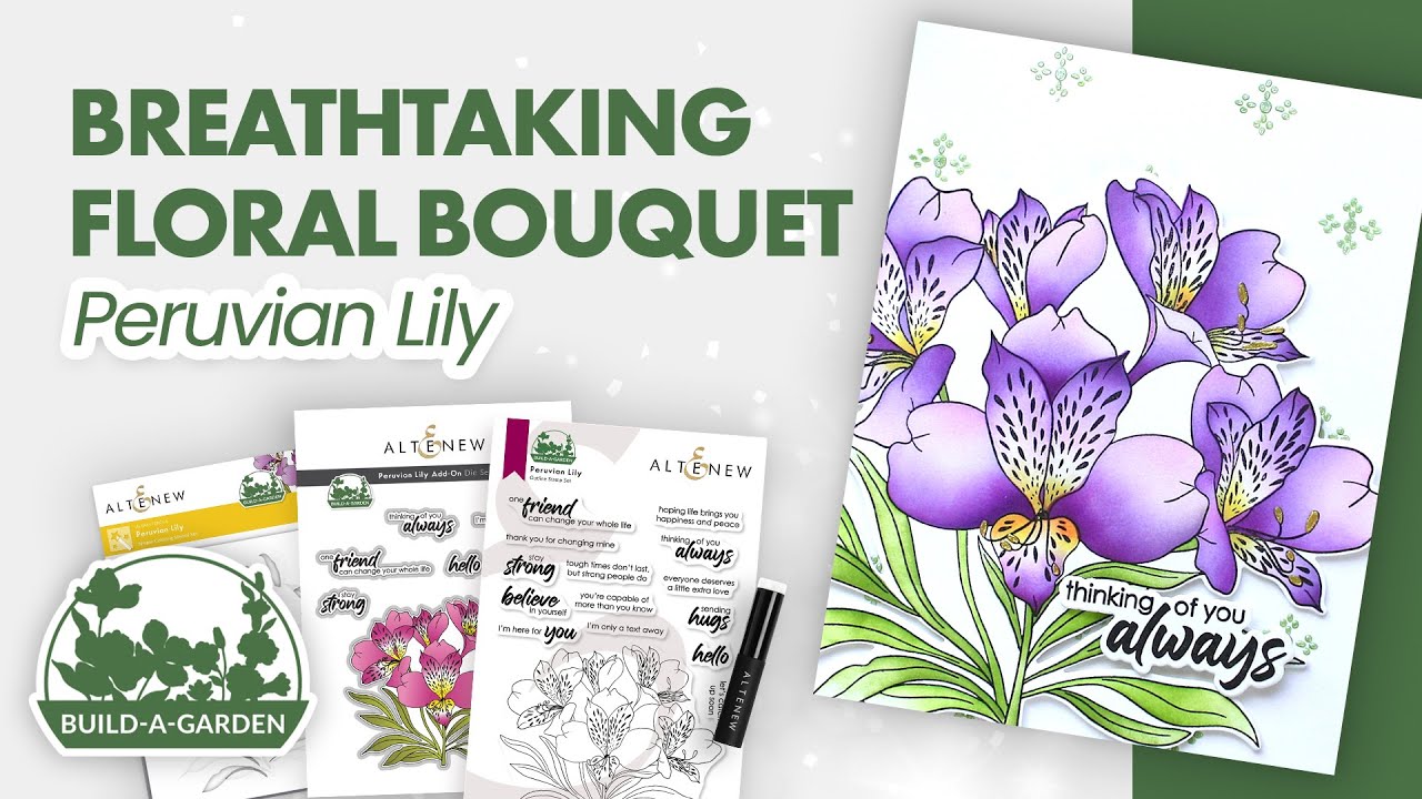 Build-A-Garden: Peruvian Lily Add-On Die Set