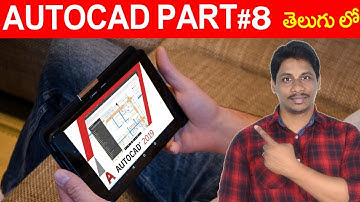 autocad tutorial in telugu part 8